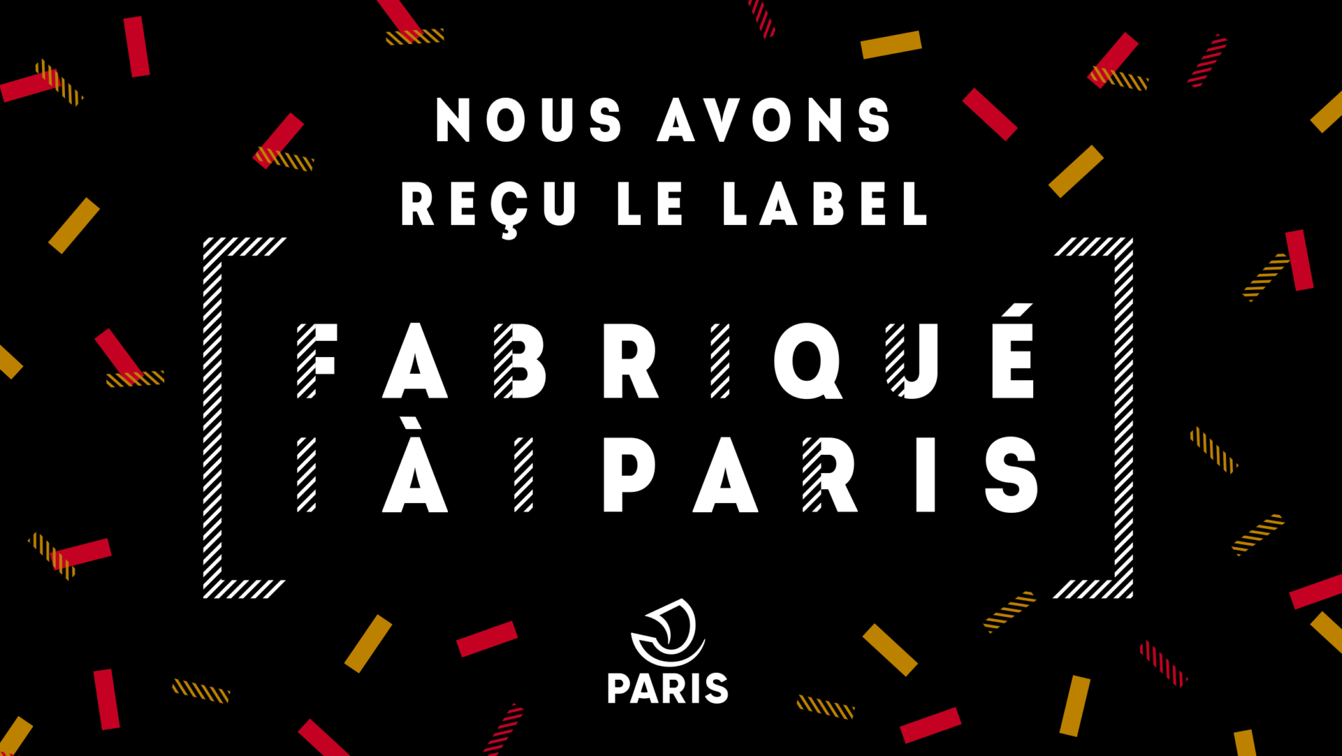 label fabriqué à Paris.